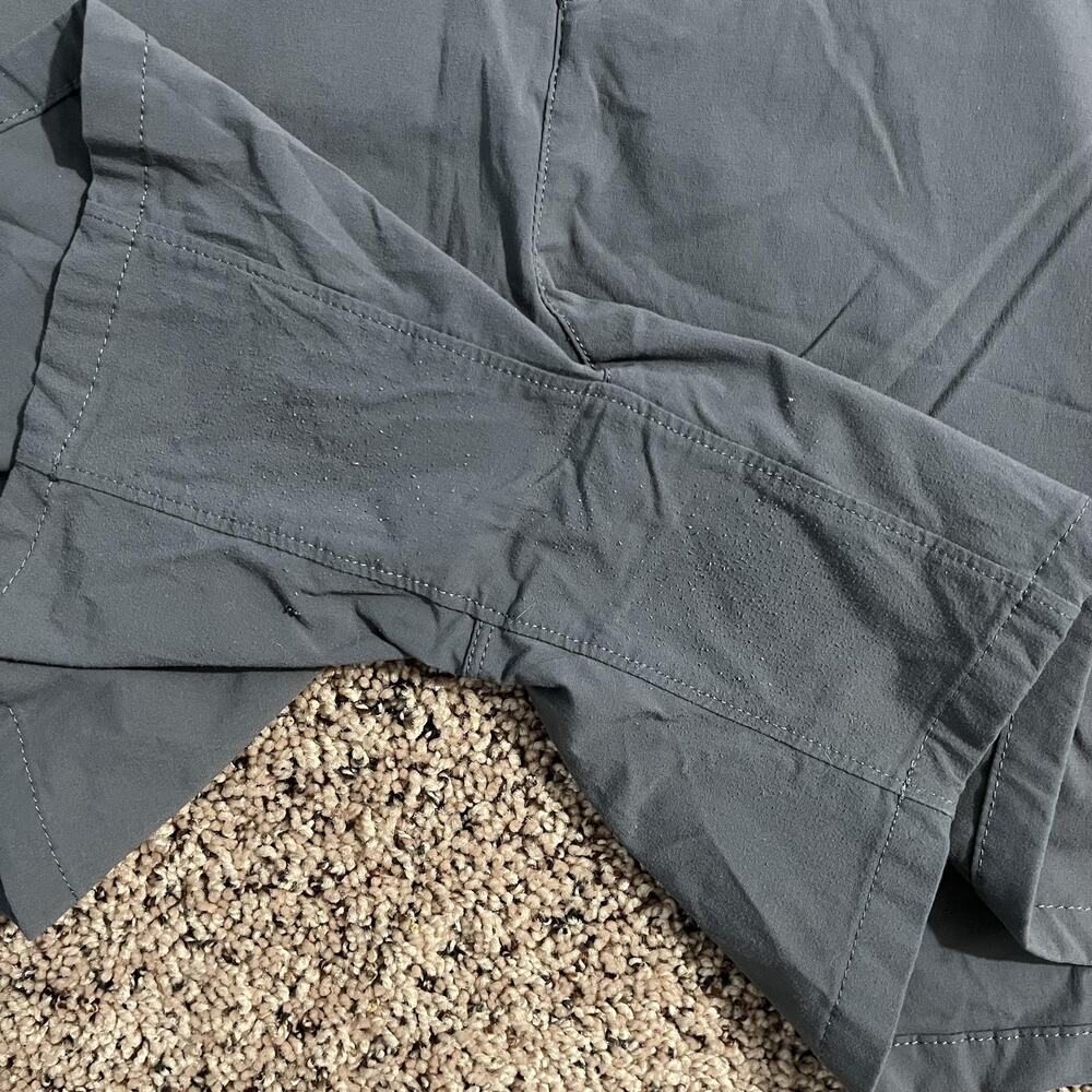 Patagonia Shorts Womens 12 Gray Hiking Walking Lightweight Quick Dry Zip‎ Pocket - Picture 4 of 13